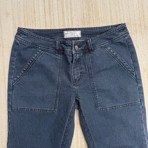 Free People Railroad Pinstriped
Mid-rise Jeans Size 28